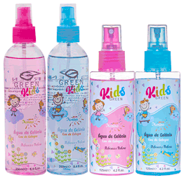 Conjunto Água de Colonia Kids-Green-Cosmetics